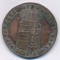 1865. "Emlékérem a pesti országgyűlésre" ezüstözött Br emlékérem "ÉLJEN A HAZA - ES L...