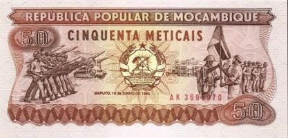 Mozambik 1986-89. 50M, 10M, 1000M + 1991. 500M T:I