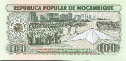 Mozambik 1986-89. 50M, 10M, 1000M + 1991. 500M T:I