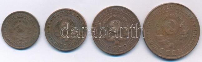 Szovjetunió 1924. 1k Br recés perem + 2k Br recés perem + 3k Br sima perem + 5k Br sima perem T:2,2-...