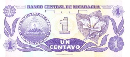 Nicaragua 1991. 1c, 5c, 10c, 25c T:I Összesen 4 klf db!