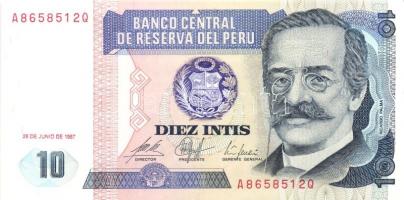 Peru 1985.6.21. 5000S + 1987.6.26. 10I, 50I, 100I, 500I + 1988.6.28. 1000I, 5000I T:I Összesen 7db b...