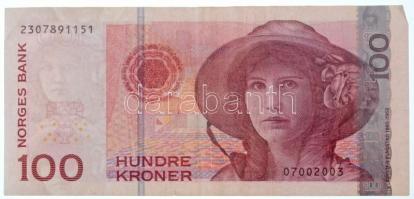 Norvégia 1995. 100K T:III Norway 1995. 100 Kroner C:F Krause 47.