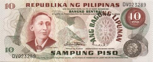 Fülöp szigetek 1969. 5P, 10P T:I + 1970. 10P T:I