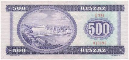 1990. 500Ft "E334 010298" T:I-,II középen nem végig érő hajtásnyom, szép papír
Adamo F43