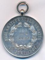 Ausztria 1906. "Wiener Regatta Verein / XXVI. Amateur Ruder Regatta - 16. Juni 1906" kétol...