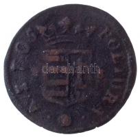 1705K-B Rézpoltura Cu "II. Rákóczi Ferenc" (2,35g) T:2-  Hungary 1705K-B Poltura Cu "...