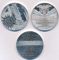 Bozó Gyula (1913-2004) 1994. "A Budavári Mátyás templom segítséget kér" fém emlékérem (42,...