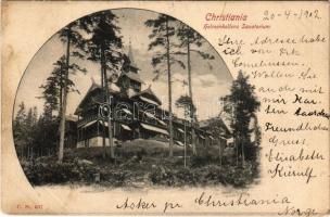1902 Oslo, Christiania, Kristiania; Holmenkollens Sanatorium (fl)