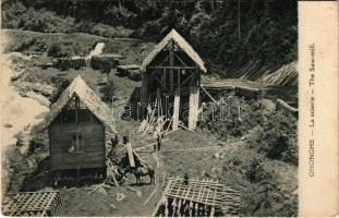 Ononghe, La scierie / Papua New Guinea folklore, the sawmill (EK)