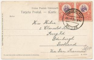 1901 Lima, Una Lechera / Milkmaid, Peruvian folklore (fa)