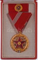 1963. "Kiváló Szolgálatért Érdemérem" aranyozott, zománcozott Br kitüntetés mellszalagon, miniatűrrel és szalagsávval, dísztokban, igazolvánnyal T:1- NMK.: 615