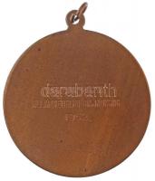 1952. "Közreműködésért Államvédelmi Bajnokság 1952" Br sportérem füllel, eredeti dísztokba...