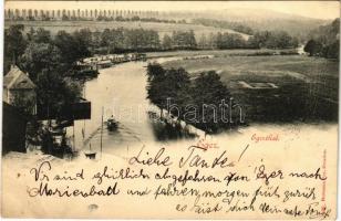 1898 (Vorläufer) Cheb, Eger; Egerthal / river valley (EB)