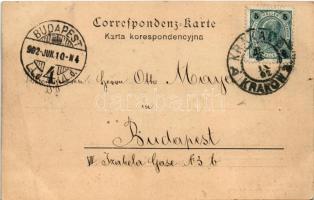 1902 Kraków, Krakau; Sadzawka sw. Stanislawa na Skalce / St. Stanislaus-Teich a. d. Skalka / monumen...