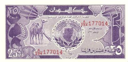 Szudán 1987. 25P, 50P, 1Ł + 1989. 100Ł + 1991. 5Ł, 10Ł T:I Összesen 6 klf db!