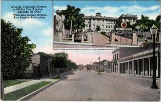 Santiago de Cuba, Avenida Victoriano Garzón y Clinica Los Angeles / Victoriano Garzon Avenue, Los Angeles Sanatorium, clinic