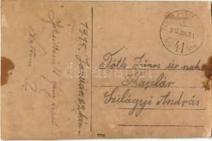 1915 Osztrák-magyar katona karddal / K.u.K. military, Austro-Hungarian soldier with sword. photo  +&...