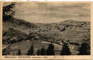 1939 Lavochne, Lawotschne, Lavocsne, Lawoczne; Bieszczady Wschodnie / Verkhovinskiy Khrebet / Bieszczady (Eastern Beskids) mountain range, border railway station (fl)
