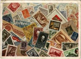 1929 Szovjet bélyegek / Soviet stamps, Lenin (szakadás / tear)