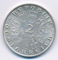 Ausztria 1932. 2Sch Ag "Dr. Ignaz Seipel halála" T:1- Austria 1932. 2 Schilling Ag "D...