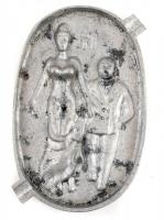 Erotikus fém hamutál, 13,5x9 cm