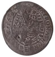 169?K-B 3kr Ag "I. Lipót" (1,29g) T:3 ütésnyom 
Hungary 169?K-B 3 Kreuzer Ag "Leopol...