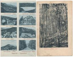 8 db RÉGI erdélyi város képeslap, jobbak: Nagyvárad, Tusnádfürdő, Arad, Nagyszeben, Déva, Marilla, N...