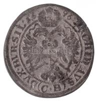 Német Államok / Szilézia 1696CB 3kr Ag "I. Lipót" (1,35g) Brieg T:3
German States / Siles...