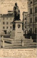 1904 Salzburg, Mozart Denkmal. Würthle & Sohn / monument (EK)