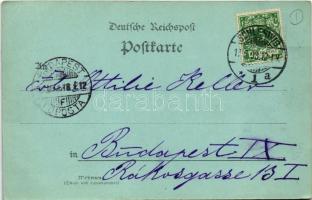 1898 Schleswig, general view. Lichtdruck Knackstedt & Näther (EK)