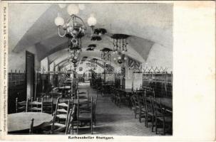 Stuttgart, Rathauskeller / inn, restaurant, interior. Phot. Aufn. v. H. Lill (tear)