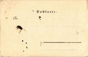 Bauerbach, Schillerhaus. Art Nouveau, floral (crease)