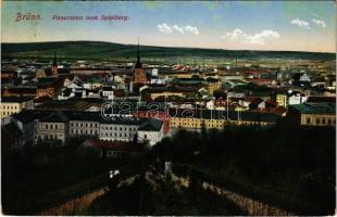 1915 Brno, Brünn; Panorama vom Spielberg / general view (tiny tear)