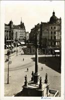 1938 Brno, Brünn; Námestí Svobody / Freiheitsplatz / square, tram, shops