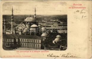 1900 Constantinople, Instanbul; Vue panoramique de la Mosquée Suleymanié / Süleymaniye Mosque. A. Zellich-Fils Editeurs 131. (fl)