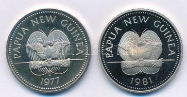 Pápua Új-Guinea 1977-1981. 20t Cu-Ni (2xklf) T:PP ujjlenyomat
Papua New Guinea 1977-1981. 20 Toea C...