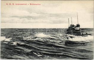 Sottomarino / SMS Unterseeboot K.u.K. Kriegsmarine / Osztrák-Magyar haditengerészet tengeralattjárója / Austro-Hungarian Navy submarine