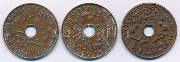 Holland Kelet-India 1937-1942. 1c Br (3xklf) T:2
Netherlands East Indies 1937-1942. 1 Cent Br (3xdi...