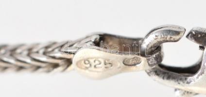 Ezüst(Ag) Mária medálos nyaklánc, jelzett, 3,5x2 cm, h: 49,5 cm, nettó: 10,53 g