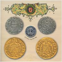 2008. 1Ft-100Ft (7xklf) "Reneszánsz emlékév" forgalmi sor szettben + Mátyás denár Ag fantá...