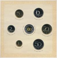 2008. 1Ft-100Ft (7xklf) "Reneszánsz emlékév" forgalmi sor szettben + Mátyás denár Ag fantá...