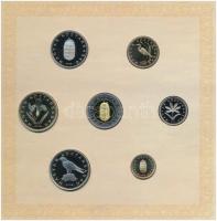 2008. 1Ft-100Ft (7xklf) "Reneszánsz emlékév" forgalmi sor szettben + Mátyás denár Ag fantá...