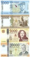 2018. Soros pénz 1000 - 20.000Ft (4xklf) fantázia bankjegy T:II