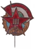 ~1960. Zománcozott motoros jelvény (34x36mm) T:2
