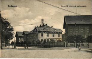 1905 Budapest VIII. Tisztviselőtelep, M. kir. honvéd központi ruharaktár
