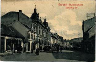 1912 Esztergom, Széchenyi tér, üzletek. W. L. 134. (EK)
