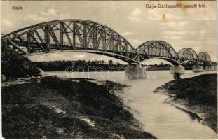 1916 Baja, Baja-Bátaszéki vasúti híd