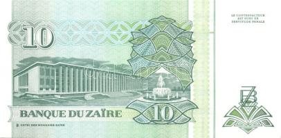 Zaire 1985. 5Z + 1988. 50Z + 1993. 1NM, 5NM, 10NM, 1NZ, 5NZ, 10NZ, 50NZ T:I Összesen 9 klf db!