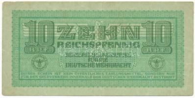 Német Harmadik Birodalom / Deutsche Wehrmacht 1942. 10pf T:III German Third Reich / Deutsche Wehrmacht 1942. 10 Pfennig C:F
